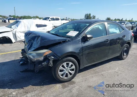 2014 Toyota Corolla L from USA, damaged, VIN 2T1BURHE1EC184928